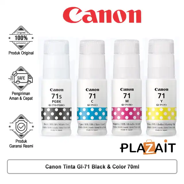 Canon Tinta GI-71 Black & Color 70ml