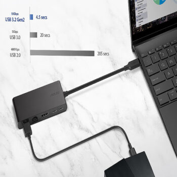 Asus DC201 Dual 4K USB-C Dock Black