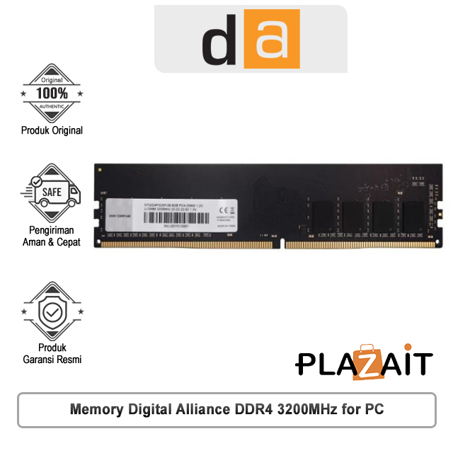 Digital Alliance Memory DDR4 3200MHz For PC