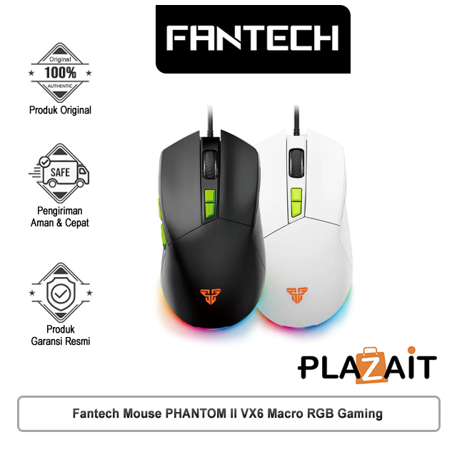 Fantech Mouse PHANTOM II VX6 Macro RGB Gaming