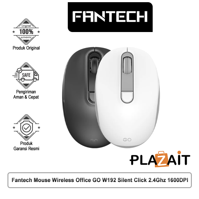Fantech Mouse Wireless Office GO W192 Silent Click 2.4Ghz 1600DPI