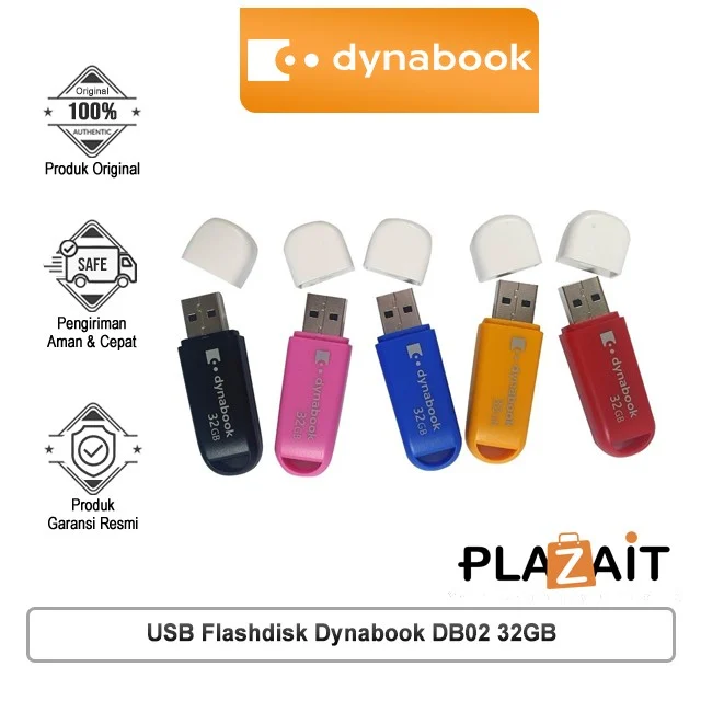 FlashDisk Dynabook DB02 USB Driver 32GB (Black-Blue-Red-Yellow-Pink)