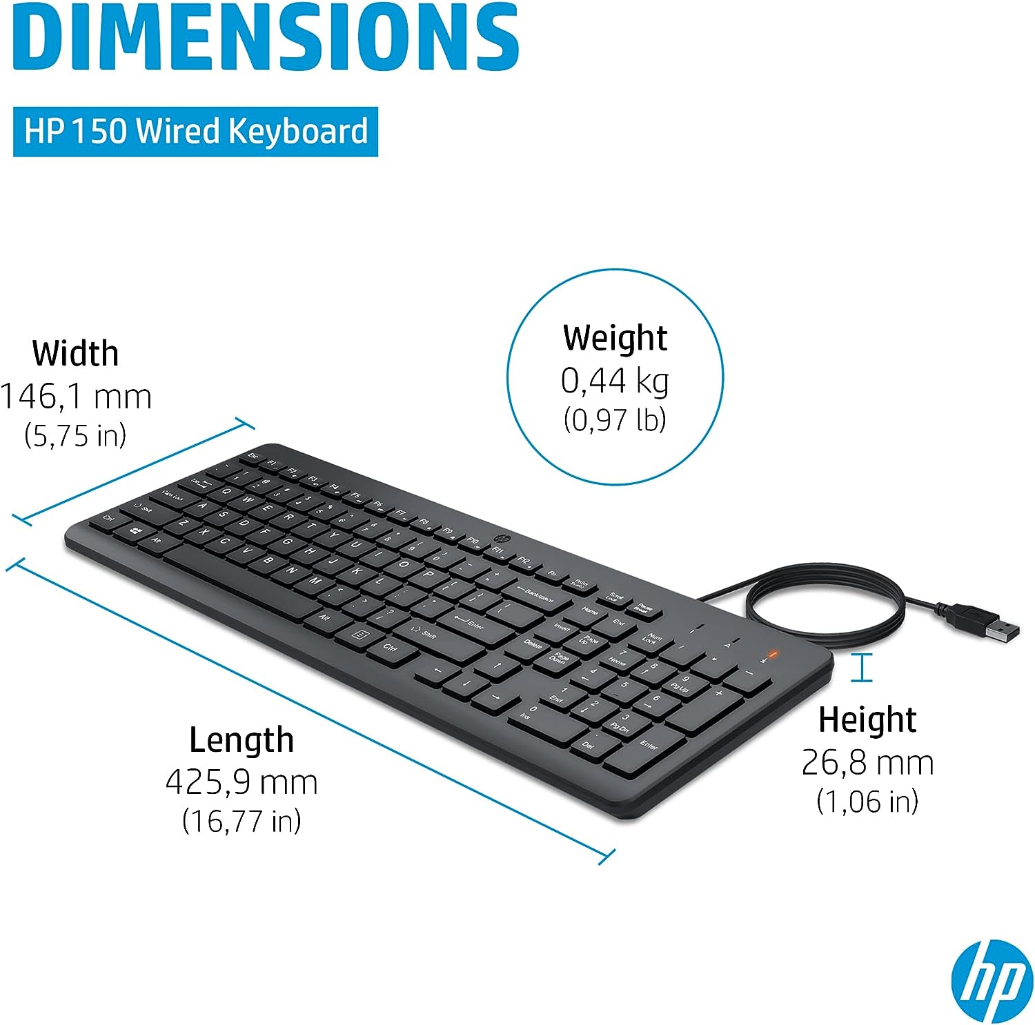 Keyboard-HP-150-Wired-2
