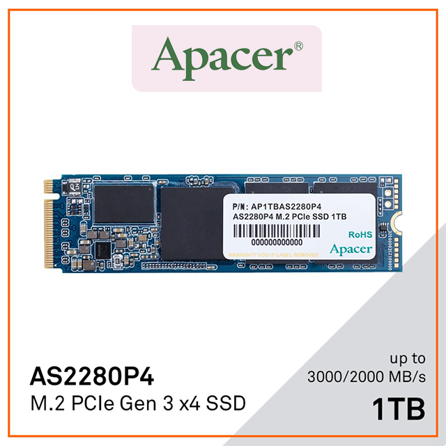 Apacer AS2280P4 SSD Internal M.2 NVMe - apacer-as2280p4-ssd-internal-m-2-nvme-1759986082-213.jpg