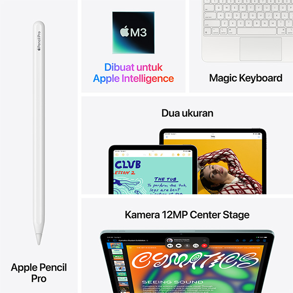 Apple Apple iPad Air 11 Inch (M3) Wi-Fi Harga Rp 10.499.000 Toko Medan