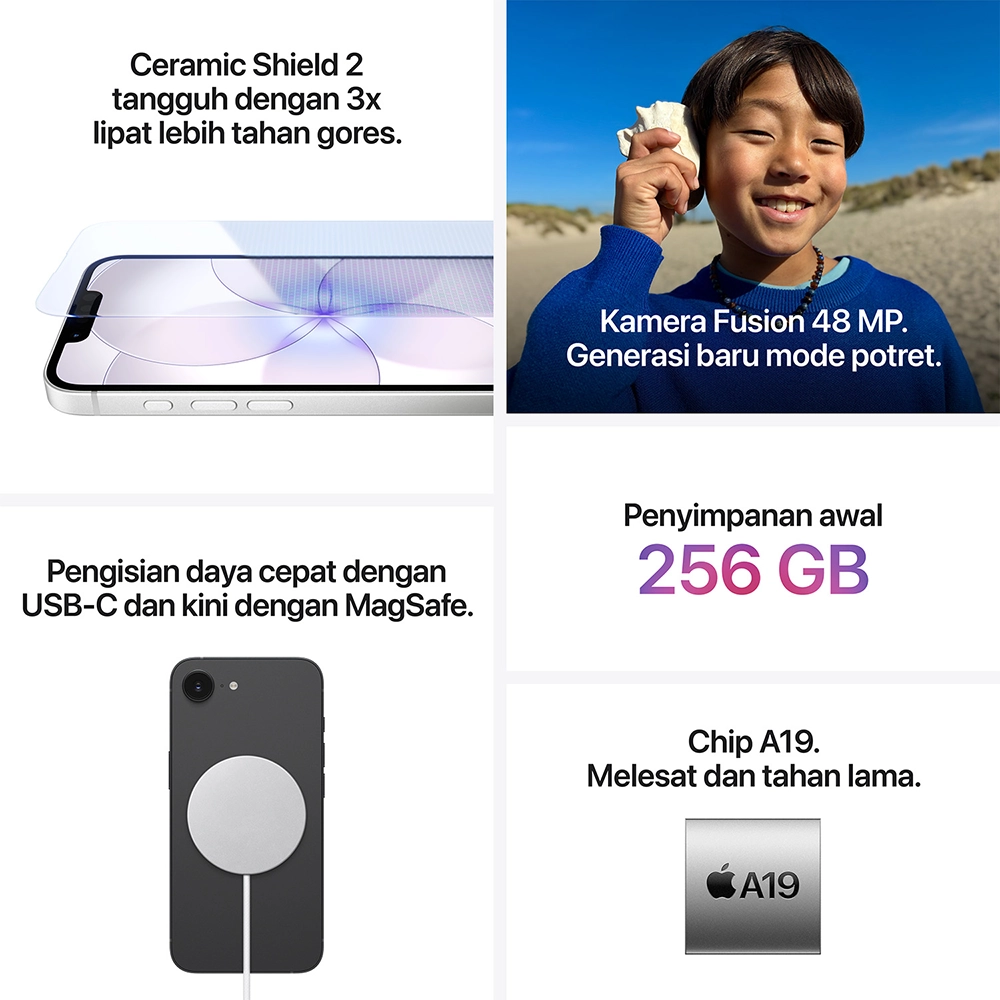 Apple Apple iPhone 17e Harga Rp 13.399.000 Toko Medan