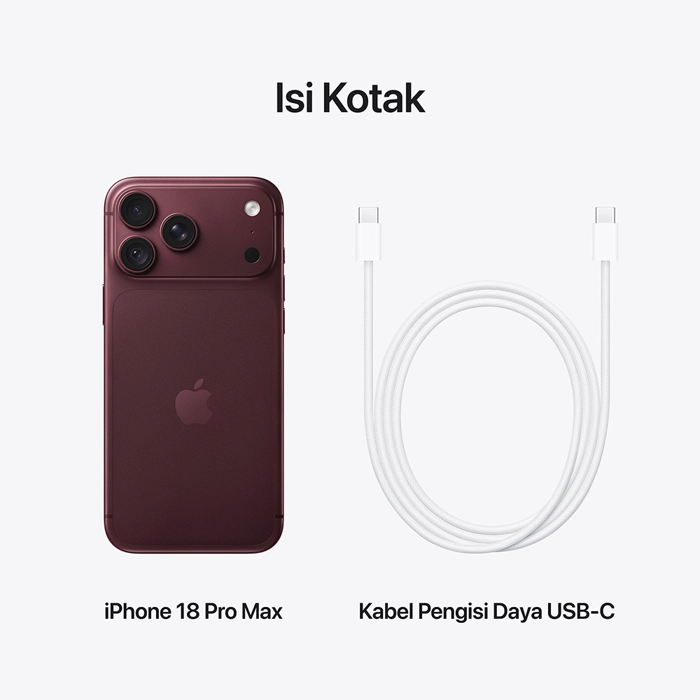 Apple Apple iPhone 18 Pro Max Harga Rp 29.499.000 Toko Medan