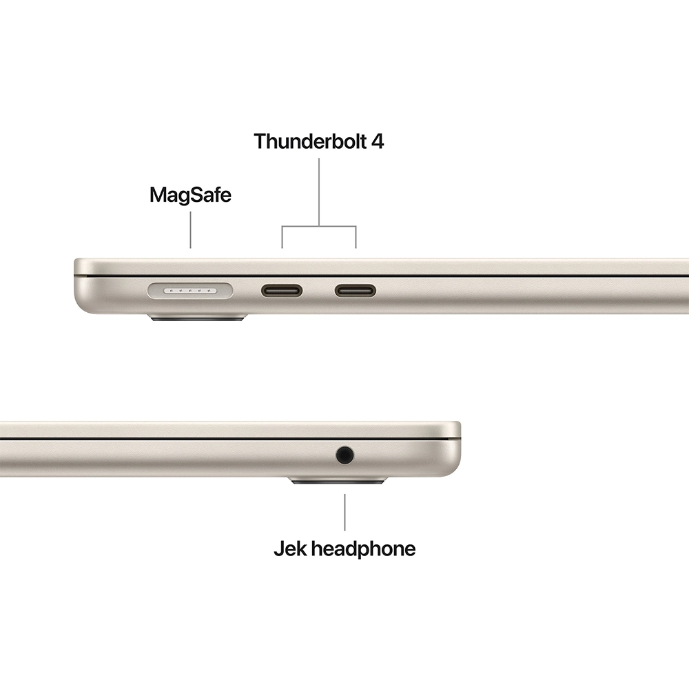 Apple Apple MacBook Air M5 (13-inch) 10-core CPU and 10-core GPU – 16GB, 1TB SSD Harga Rp 23.899.000 Toko Medan
