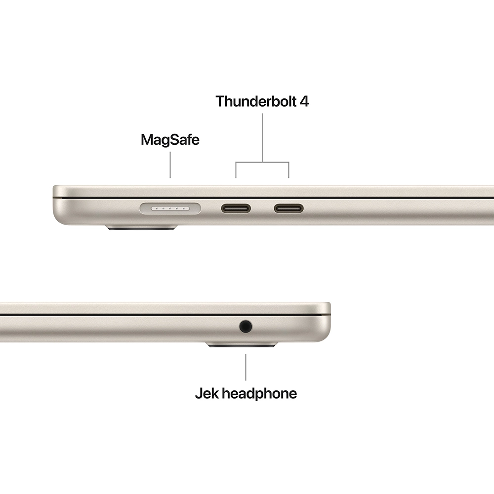 Apple Apple MacBook Air M5 (15-inch) 10-core CPU and 10-core GPU – 16GB, 1TB SSD Harga Rp 27.999.000 Toko Medan