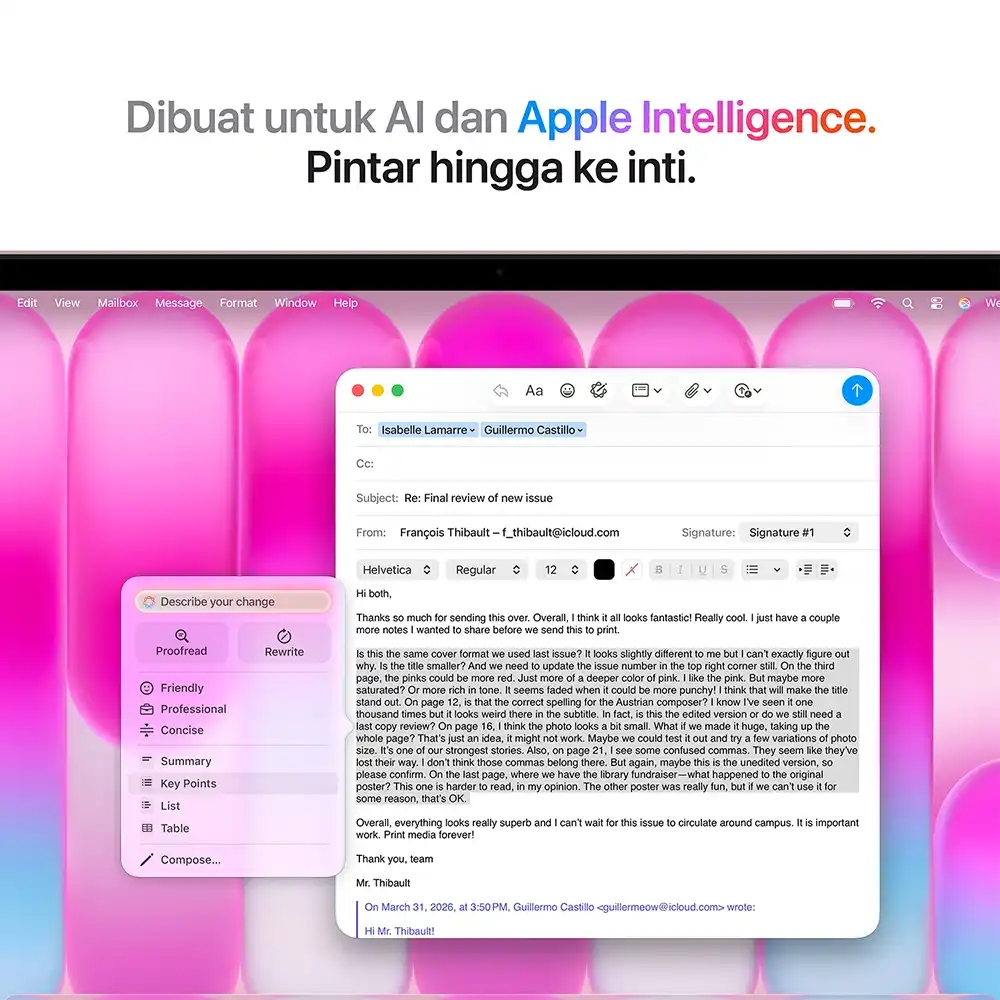 Apple Apple MacBook Neo A18 Pro (13-inch) 6-core CPU and 5-core GPU - 8GB, 256GB SSD Harga Rp 10.599.000 Toko Medan