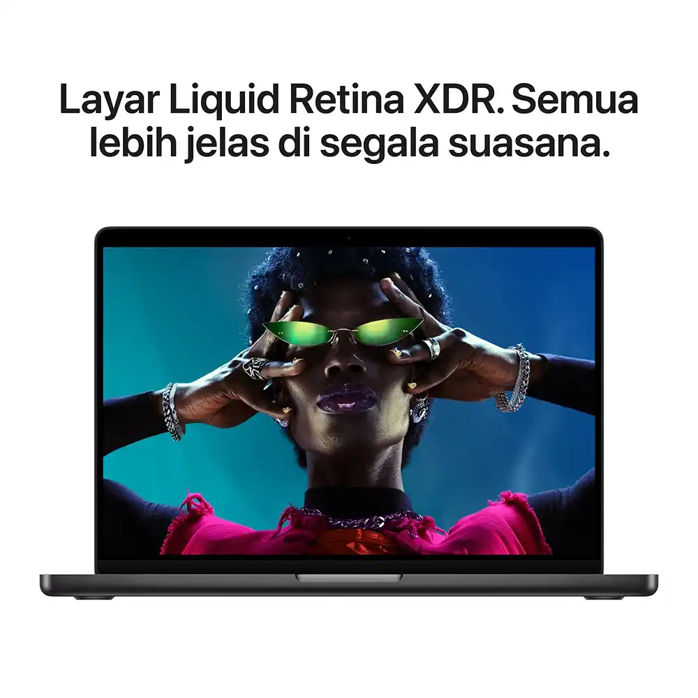Apple Apple MacBook Pro M5 (14-inch) 10-core CPU and 10-core GPU - 16GB, 1TB SSD Harga Rp 30.999.000 Toko Medan