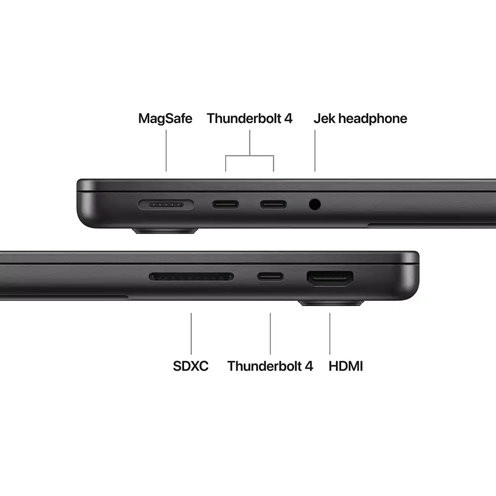 Apple Apple MacBook Pro M5 (14-inch) 10-core CPU and 10-core GPU - 32GB, 1TB SSD Harga Rp 47.460.000 Toko Medan