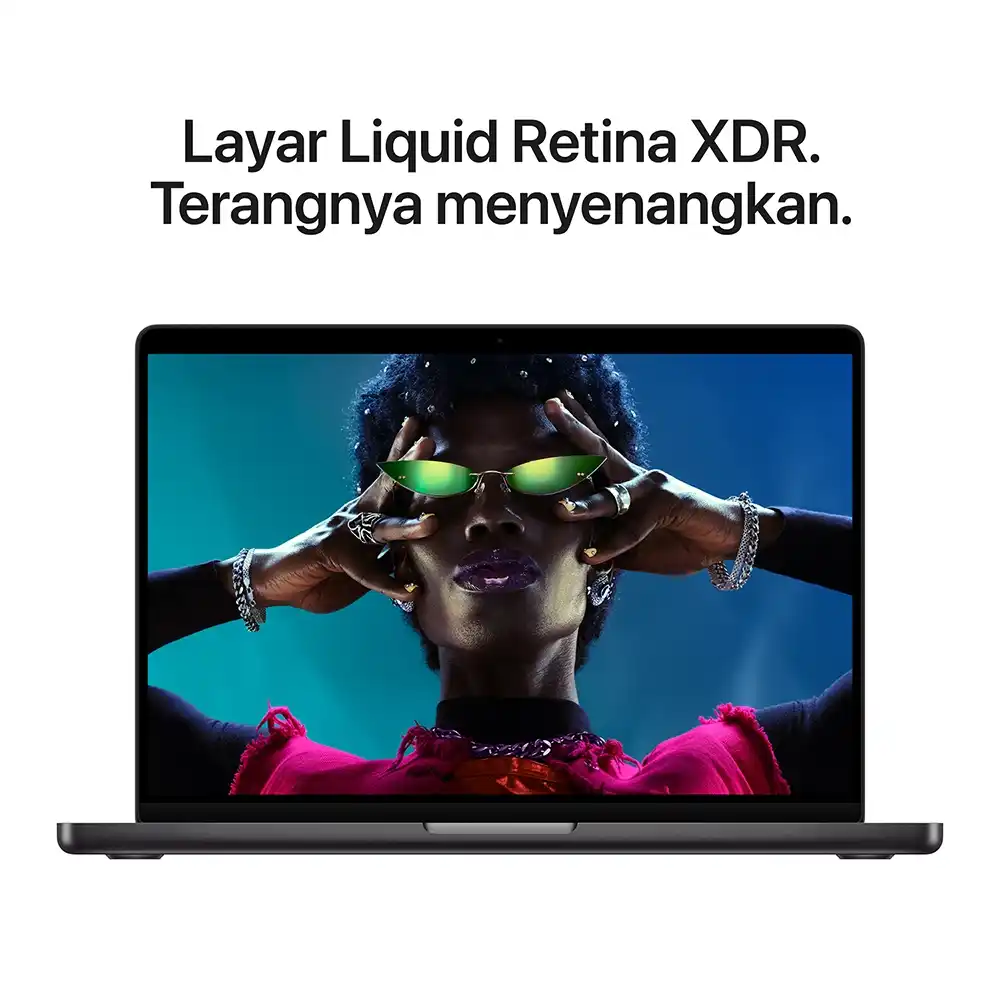 Apple Apple MacBook Pro M5 Max (14-inch) 18-core CPU and 32-core GPU - 36GB, 2TB SSD Harga Rp 78.999.000 Toko Medan