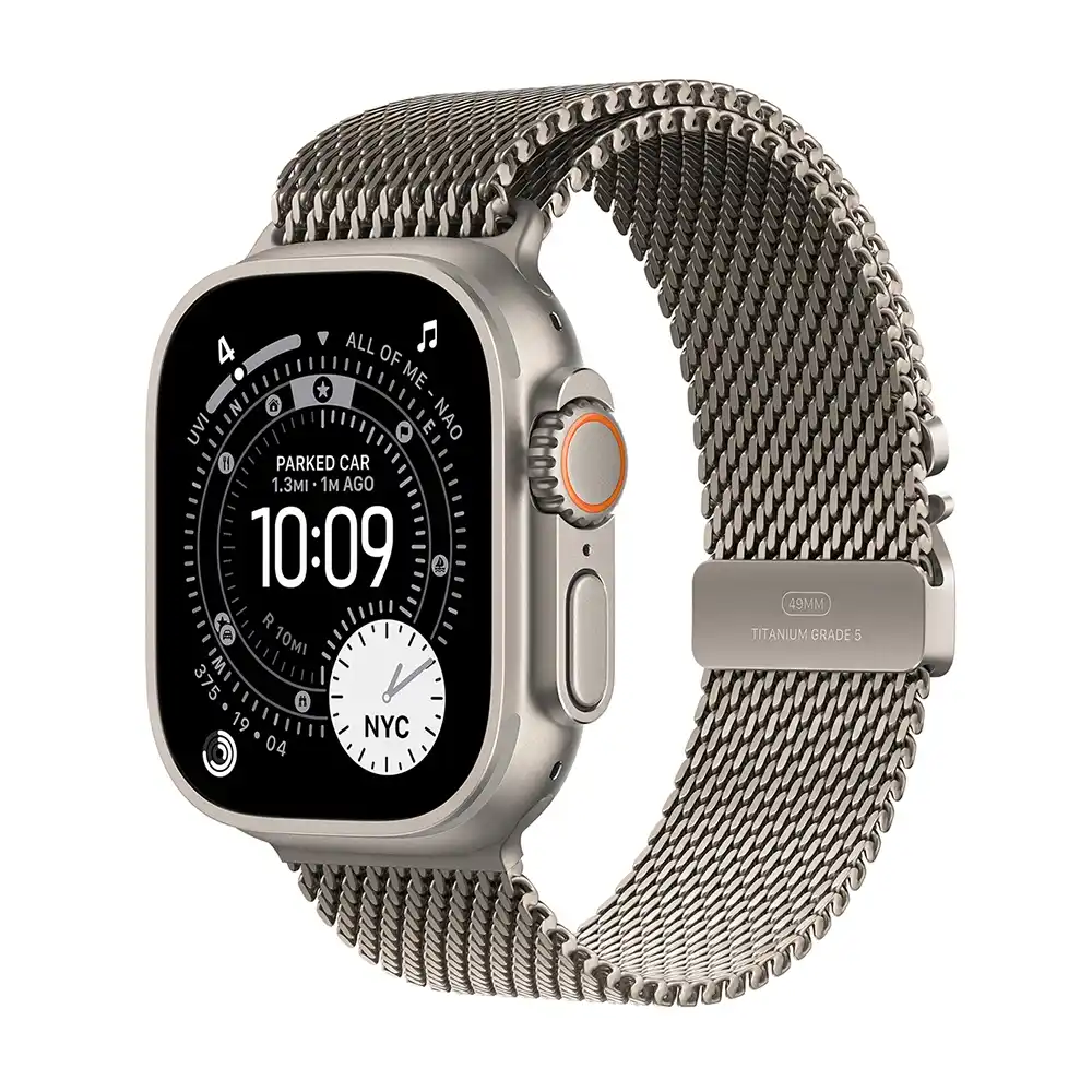 Apple Apple Watch Ultra 3 GPS + Cellular, 49mm Titanium Case with Milanese Loop Harga Rp 16.999.000 Toko Medan