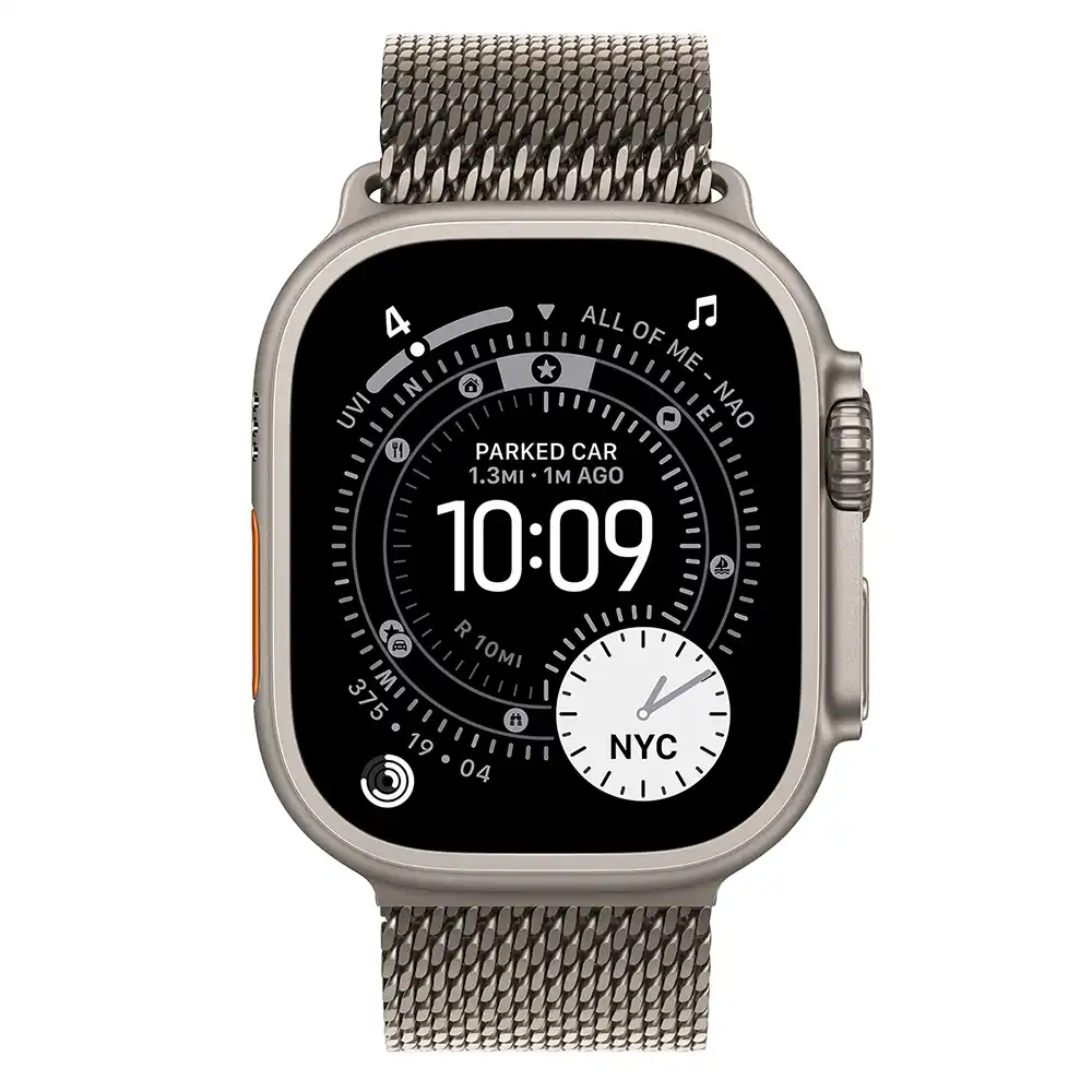 Apple Apple Watch Ultra 3 GPS + Cellular, 49mm Titanium Case with Milanese Loop Harga Rp 16.999.000 Toko Medan