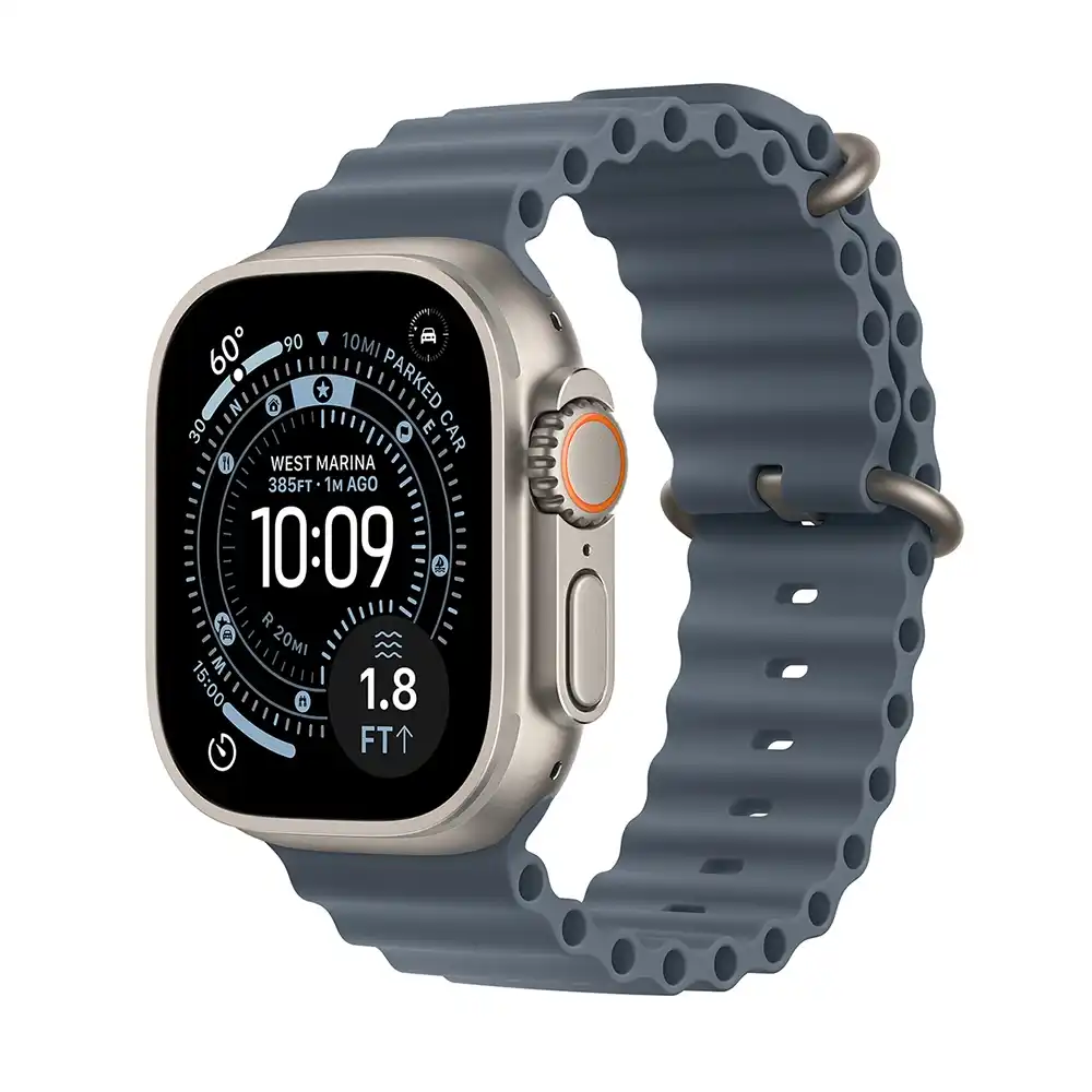 Apple Apple Watch Ultra 3 GPS + Cellular, 49mm Titanium Case with Ocean Band Harga Rp 14.899.000 Toko Medan