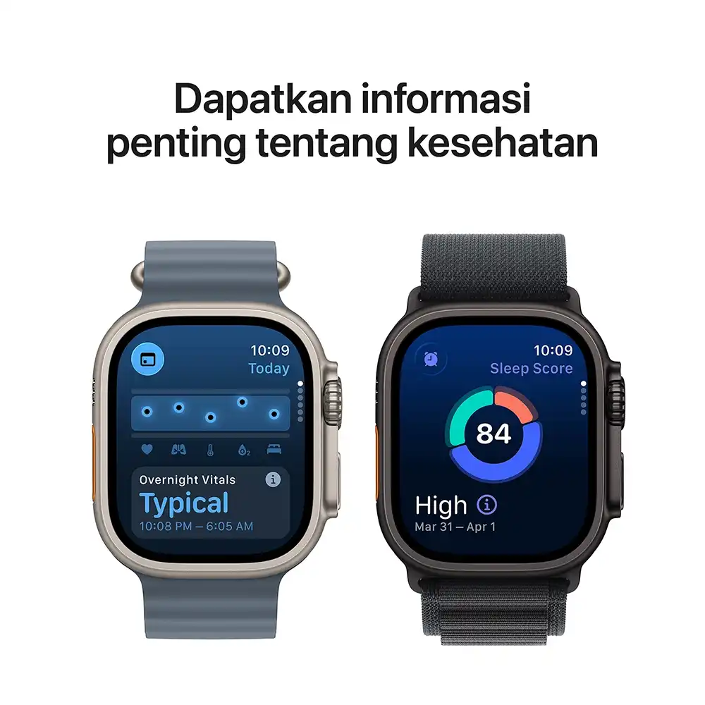 Apple Apple Watch Ultra 3 GPS + Cellular, 49mm Titanium Case with Trail Loop Harga Rp 14.899.000 Toko Medan