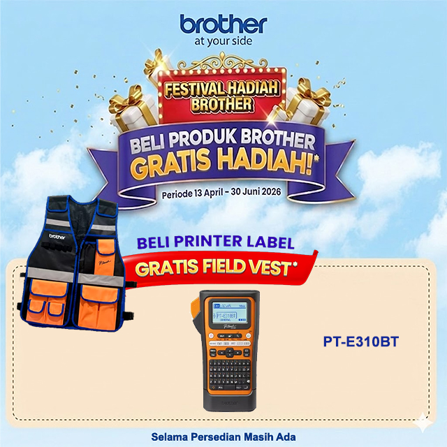 Brother Brother Printer Label PT-E310BT P-Touch Harga Rp 3.050.000 Toko Medan