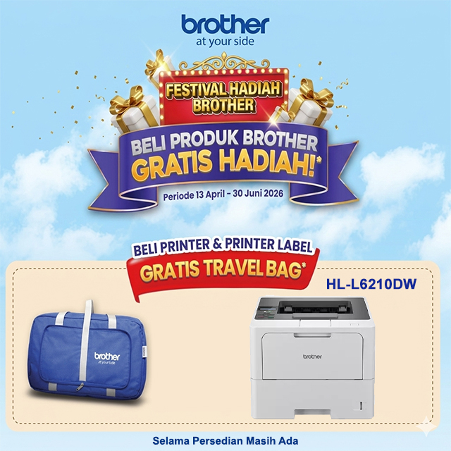 Brother Brother Printer Mono Laser HL-L6210DW A4 - Print Only Harga Rp 6.200.000 Toko Medan