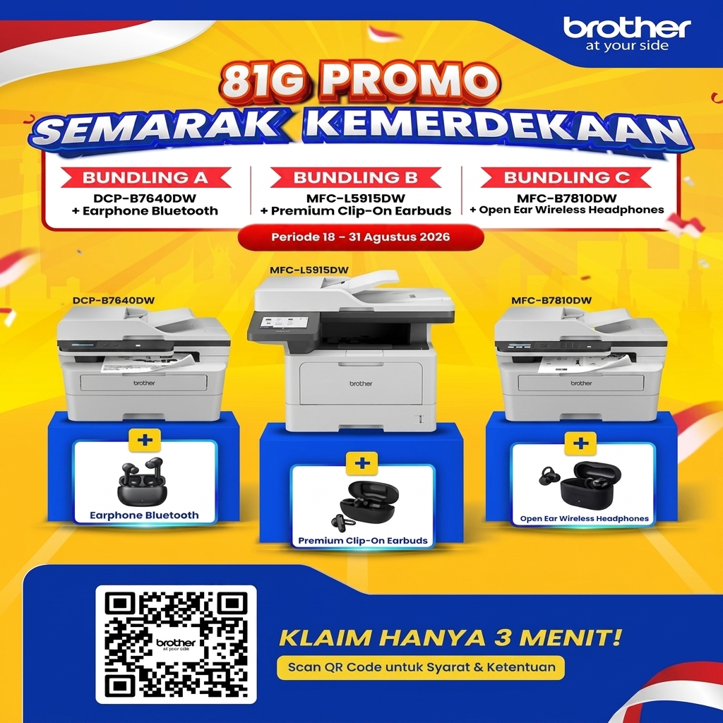 Brother Brother Printer Mono Laser MFC-L5915DW A4 Wi-Fi - All In One (Print, Scan, Copy, Fax) Harga Rp 8.900.000 Toko Medan