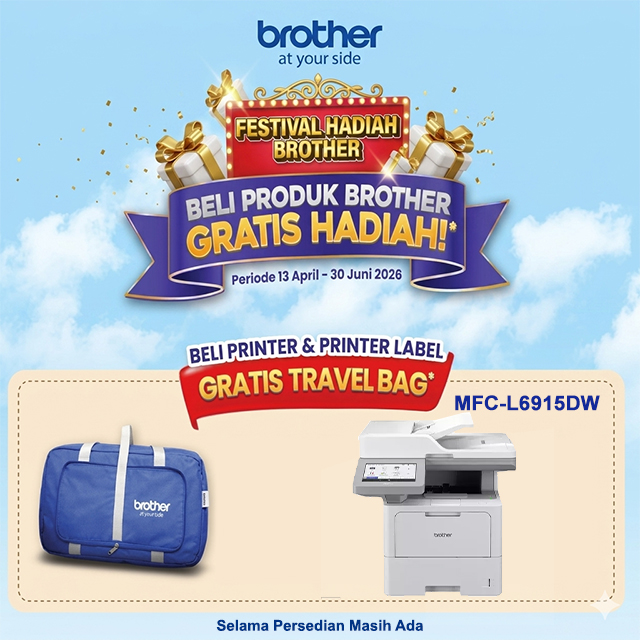 Brother Brother Printer Mono Laser MFC-L6915DW A4 Wi-Fi All In One (Print, Scan, Copy, Fax) Harga Rp 14.500.000 Toko Medan