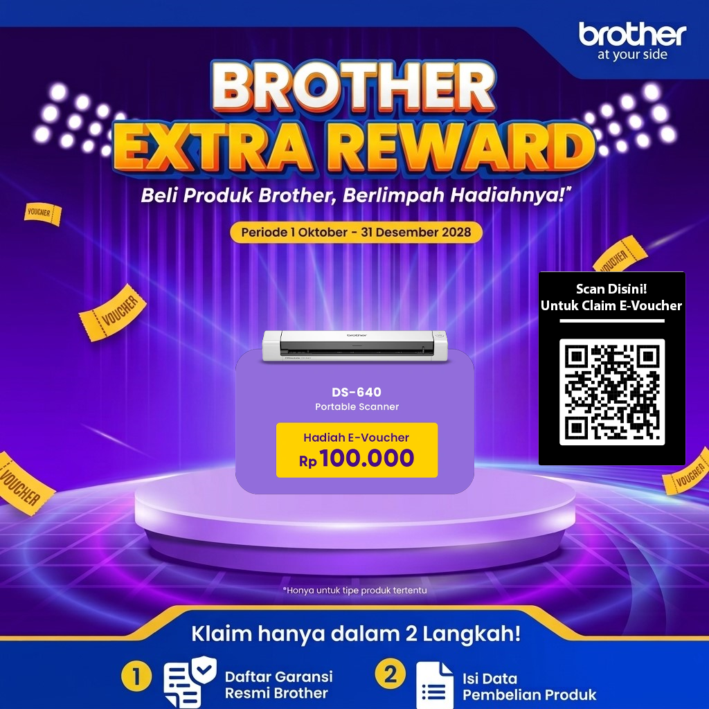 Brother Brother Scanner DS-640 Portable Compact Mobile Document Harga Rp 2.300.000 Toko Medan