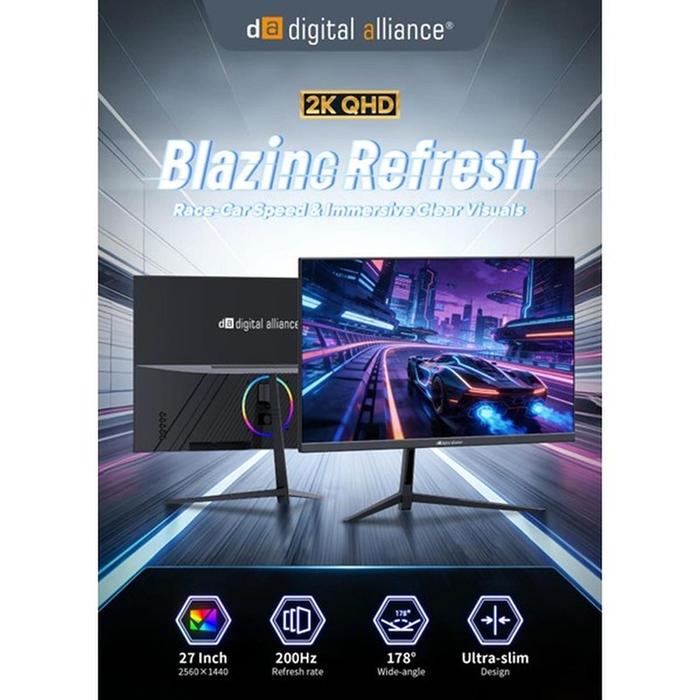 Digital Alliance Digital Alliance Monitor 27 Inch QHD DA27-BGS2886A Harga Rp 2.260.000 Toko Medan