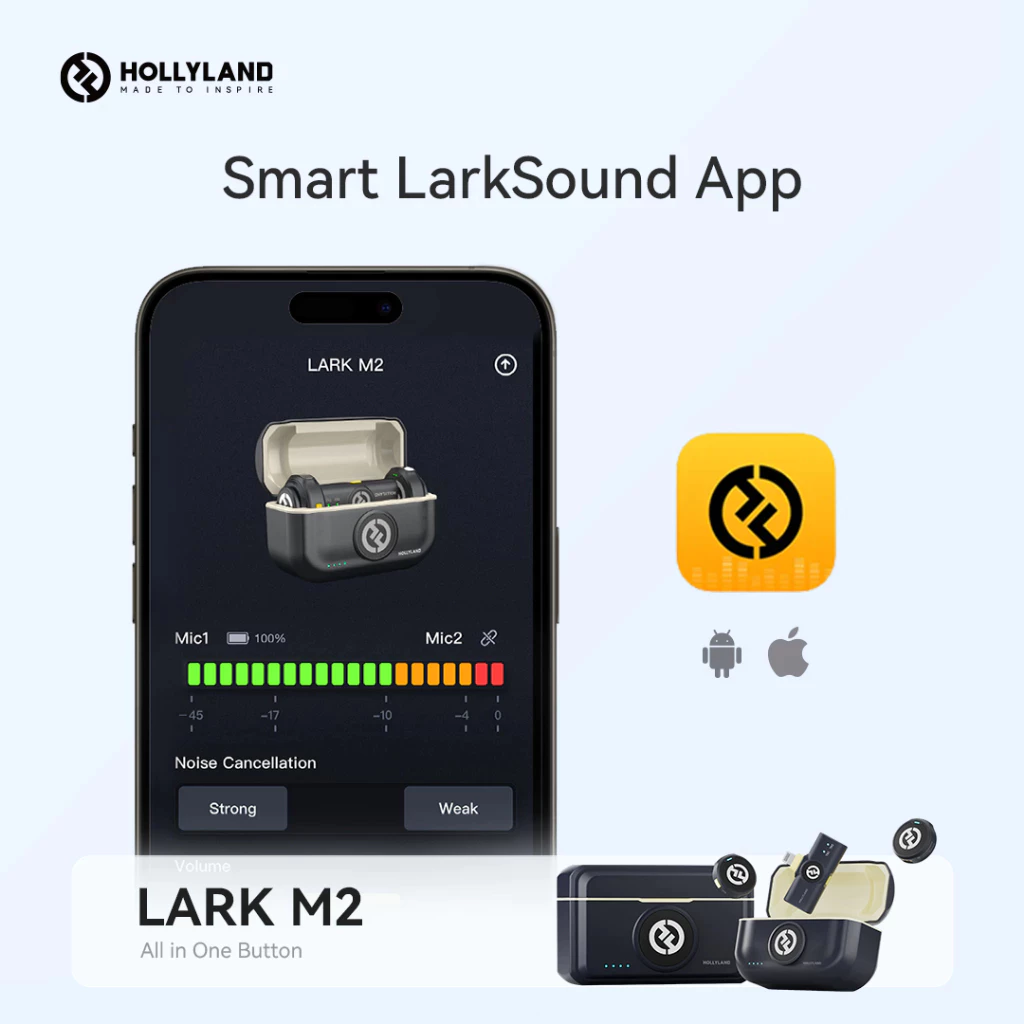 Hollyland Hollyland Lark M2 Duo Combo Microphone Mic Wireless Harga Rp 1.990.000 Toko Medan