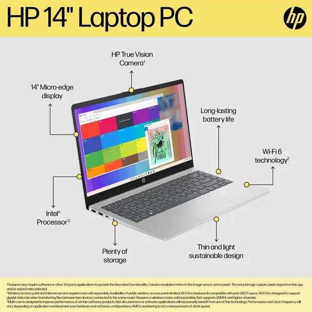 HP 14-ep0261TU - BD0Y5PA /Intel Core i3-1315U/8GB/512GB SSD/Intel UHD Graphics/14″ FHD/Win 11 Home+OH24+M365/Silver/2Y - hp-14-ep0261tu-bd0y5pa-core-i3-1315u-intel-uhd-graphics-silver-1762324894-487.webp