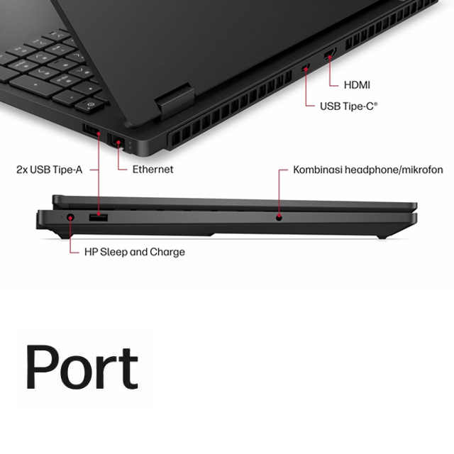 HP HP HyperX OMEN 15-gb0777AX - D36Z1PA /AMD Ryzen 7-260/16GB/1TB SSD/RTX5060 8GB/15.3" WQXGA 180Hz/Win 11 Home+OHS24/Shad...