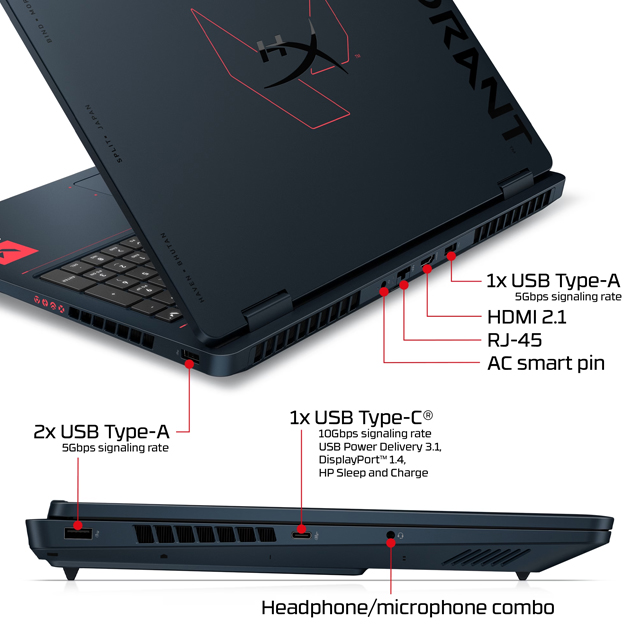 HP HP OMEN 16-ap1990AX - DJ2D7PA /AMD Ryzen 9-9955HX/24GB/1TB SSD/RTX5070 8GB/16" 2.5K IPS/Win 11 Home+OHS24++M365/Blue/2Y...