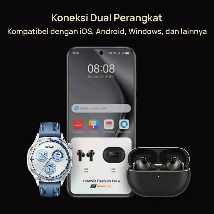 Huawei Huawei FreeBuds Pro 4 - TWS Earbuds Earphone Harga Rp 2.450.000 Toko Medan