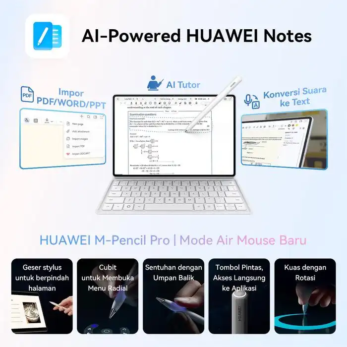 Huawei Huawei Matepad Air 12-inch 8GB/256GB - Garansi Resmi Harga Rp 13.499.000 Toko Medan