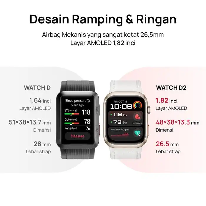 Huawei Huawei Watch D2 - SmartBand Smartwatch Harga Rp 4.900.000 Toko Medan