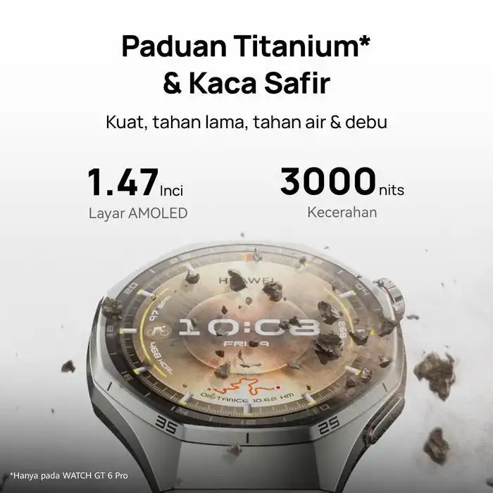 Huawei Huawei Watch GT6 Pro 46mm - SmartBand Smartwatch Harga Rp 6.468.000 Toko Medan