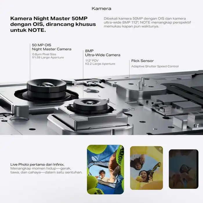 Infinix Infinix Note 60 Pro Yuna Gift Box 5G 12GB/256GB - Garansi Resmi Harga Rp 6.799.000 Toko Medan