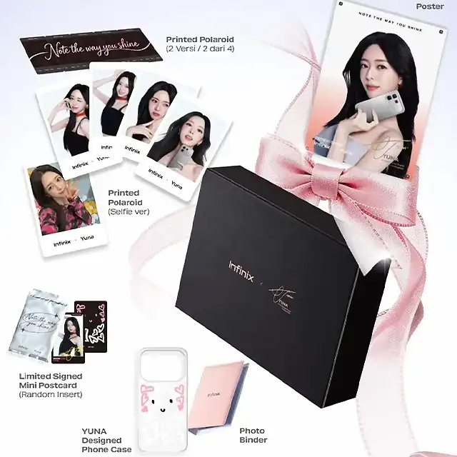 Infinix Infinix Note 60 Pro Yuna Gift Box 5G 12GB/256GB - Garansi Resmi Harga Rp 6.799.000 Toko Medan