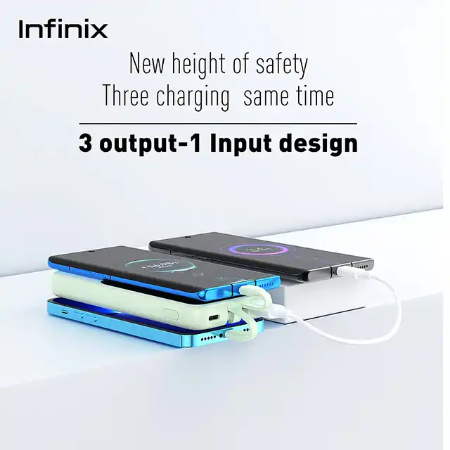 Infinix Infinix Power Bank XP07 | 10000mAh Two Way Super Fast Charging Type-C & Lightning Harga Rp 209.000 Toko Medan