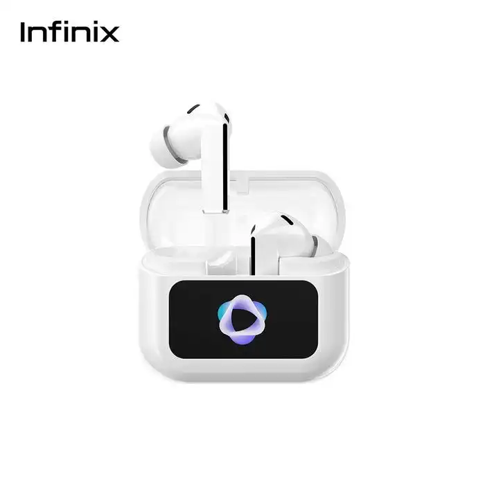 Infinix  TWS XE37 - AI Buds - 25 Hour Bluetooth Play Time - 450 mAh - AI Translation - Active Noice Cancelling - IPX4 - infinix-tws-xe37-ai-buds-25-hour-bluetooth-play-time-450-mah-ai-translation-acti-1764130520-592.webp