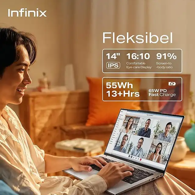 Infinix XBOOK B14 /AMD Ryzen 7-7735HS/8GB/512GB SSD/AMD Radeon Graphics/14" WUXGA /Win 11 Home/2Y Harga Rp 7.699.000 Toko ...