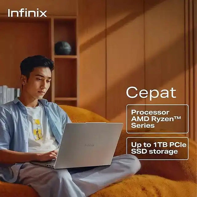 Infinix Infinix XBOOK B14 /AMD Ryzen 5-5500U/8GB/256GB SSD/AMD Radeon Graphics/14" WUXGA /Win 11 Home/Silver/2Y Harga Rp 5...