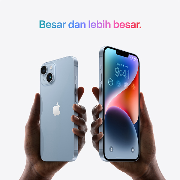 Apple iPhone 14, Garansi Resmi TAM / iBOX Harga Rp 8.699.000 Toko Medan