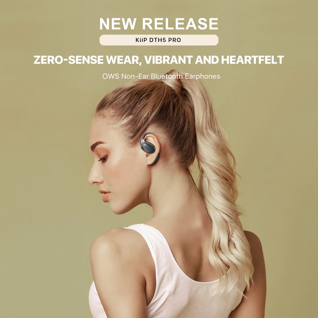 KiiP KiiP Wireless DTH5PRO Ows Open Ear Tws Earhook Earphone HiFi Harga Rp 250.000 Toko Medan