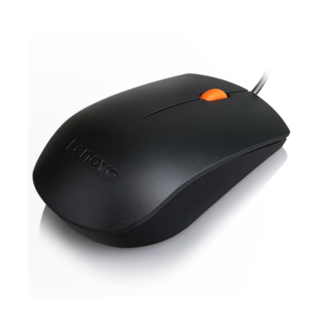 Lenovo Lenovo 300 Mouse Wired USB | Black Black Harga Rp 85.000 Toko Medan