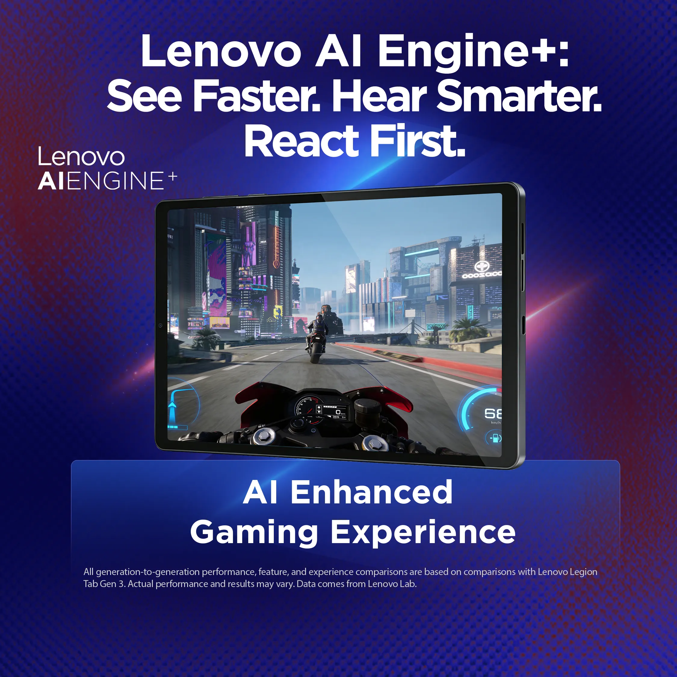 Lenovo Lenovo Legion Tab Gen 5 /Snapdragon 8 Elite Gen 5/12GB/256GB UFS/Adreno A840/8.8″ 3K 165Hz Touch/Android 16/1Y Ha...