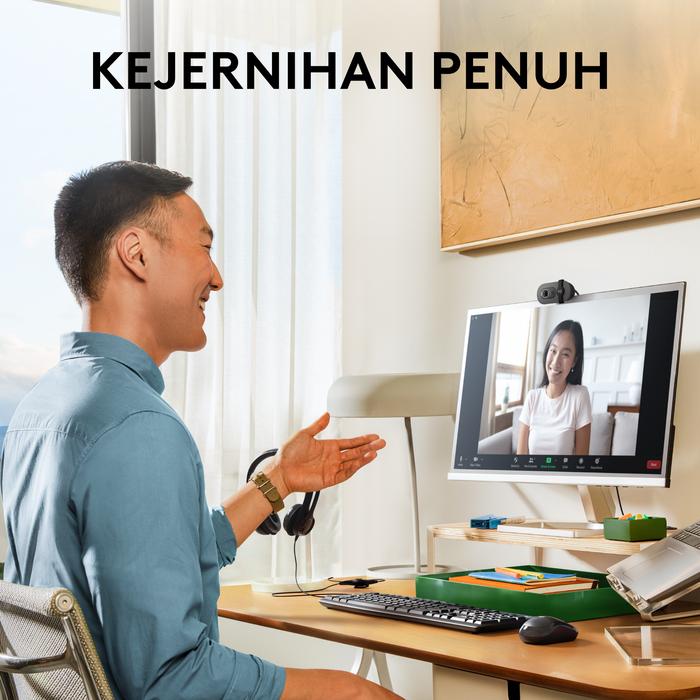 Logitech Logitech Brio 105 Webcam Bisnis Full HD, Auto-Light Balance, Privacy Shutter Harga Rp 555.000 Toko Medan