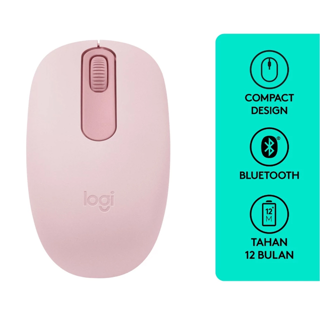 Logitech Logitech M196 Mouse Wireless Bluetooth, Kompatibel Dengan PC dan Mac Blue Harga Rp 200.000 Toko Medan