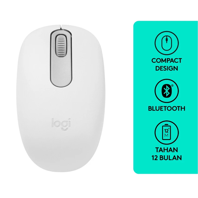 Logitech Logitech M196 Mouse Wireless Bluetooth, Kompatibel Dengan PC dan Mac Blue Harga Rp 200.000 Toko Medan