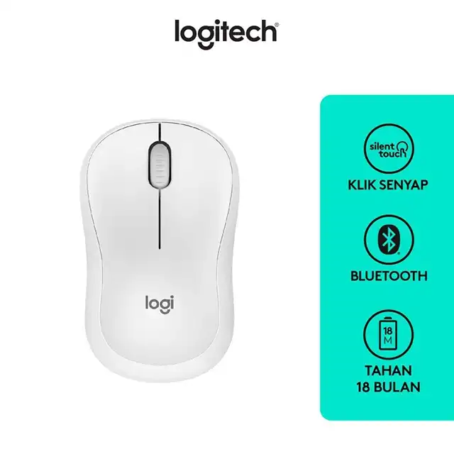 Logitech M240 Mouse Wireless Bluetooth Silent, Ringkas, Portabel, untuk Windows, macOS, ChromeOS - logitech-m240-mouse-wireless-bluetooth-silent-ringkas-portabel-untuk-windows-mac-1759388024-198.webp