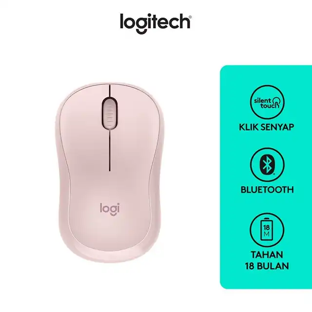 Logitech M240 Mouse Wireless Bluetooth Silent, Ringkas, Portabel, untuk Windows, macOS, ChromeOS - logitech-m240-mouse-wireless-bluetooth-silent-ringkas-portabel-untuk-windows-mac-1759388024-941.webp